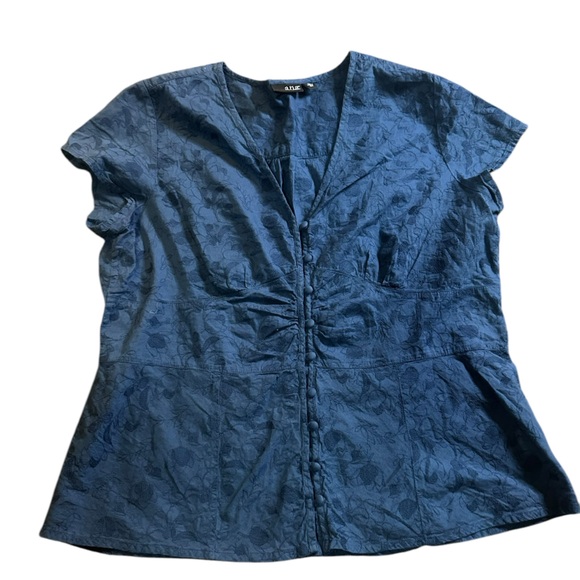 a.n.a Tops - a.n.a. Women’s blue button down size XL
